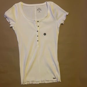 White Hollister top